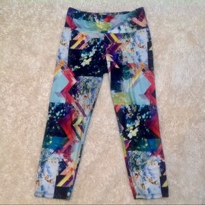 Onzie Yoga Cropped Leggings Mid Rise Sz.XS